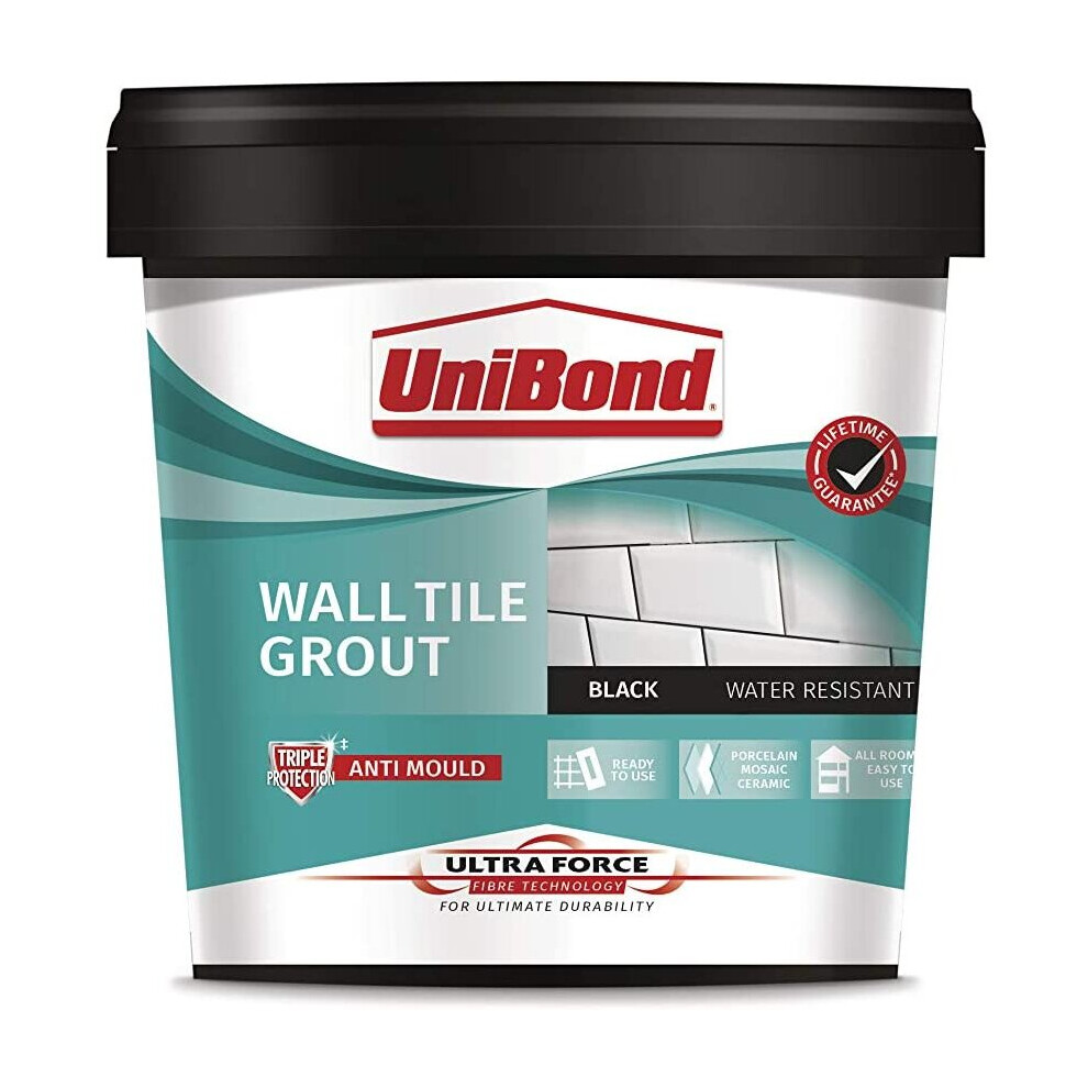 UniBond 2643634 Ultraforce Wall Grout, Black