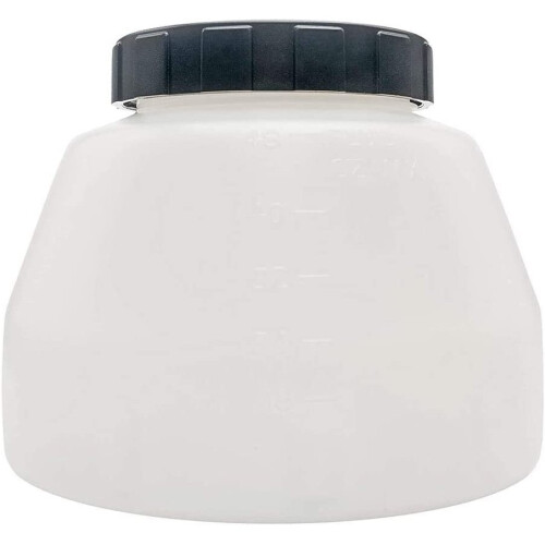 Wagner 417921 Container with Cover for Paint sprayers, White, 1400 ml