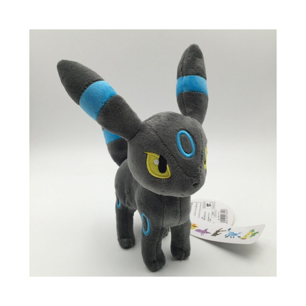 (Shiny Umbreon) Shiny Umbreon 8" Plush Soft Toy Doll Stuffed Teddy