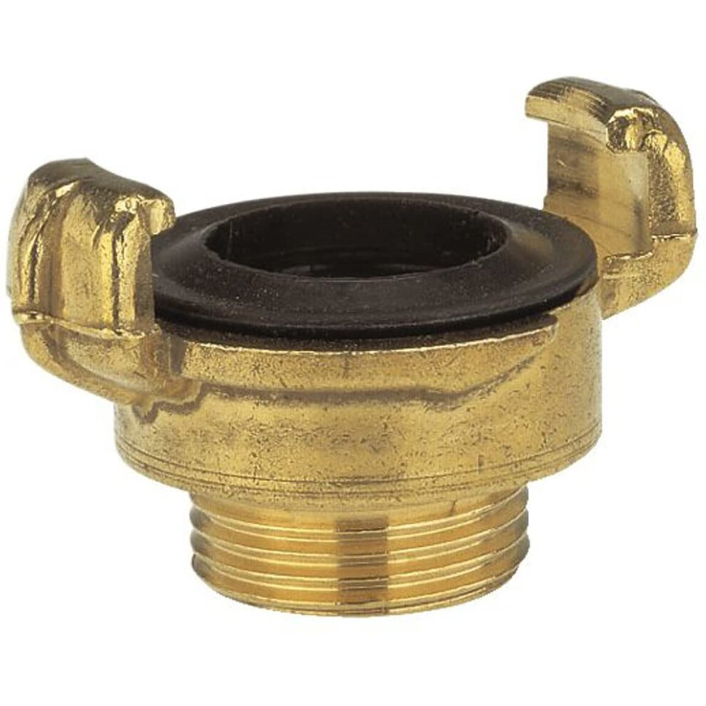 Gardena Brass Quick Coupling Threaded Part with an External Thread: Hose Connection, 26.5 mm (3/4 Inch ) - e.g., Threaded for Pumps with Internal Thre