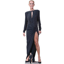 Star Cutouts Ltd CS812 Celine Dion Lifesize Cardboard Cutout/Standee/Standup Perfect for Parties, Fans, Displays and Collectors Height 173cm Width 51c
