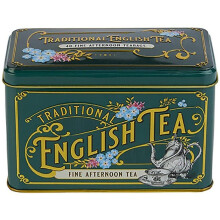 New English Teas Vintage Victorian Tea Tin with 40 English Afternoon teabags