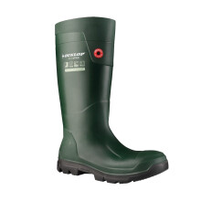 (7 UK, Green) Dunlop Unisex Adult FieldPro Wellington Boots