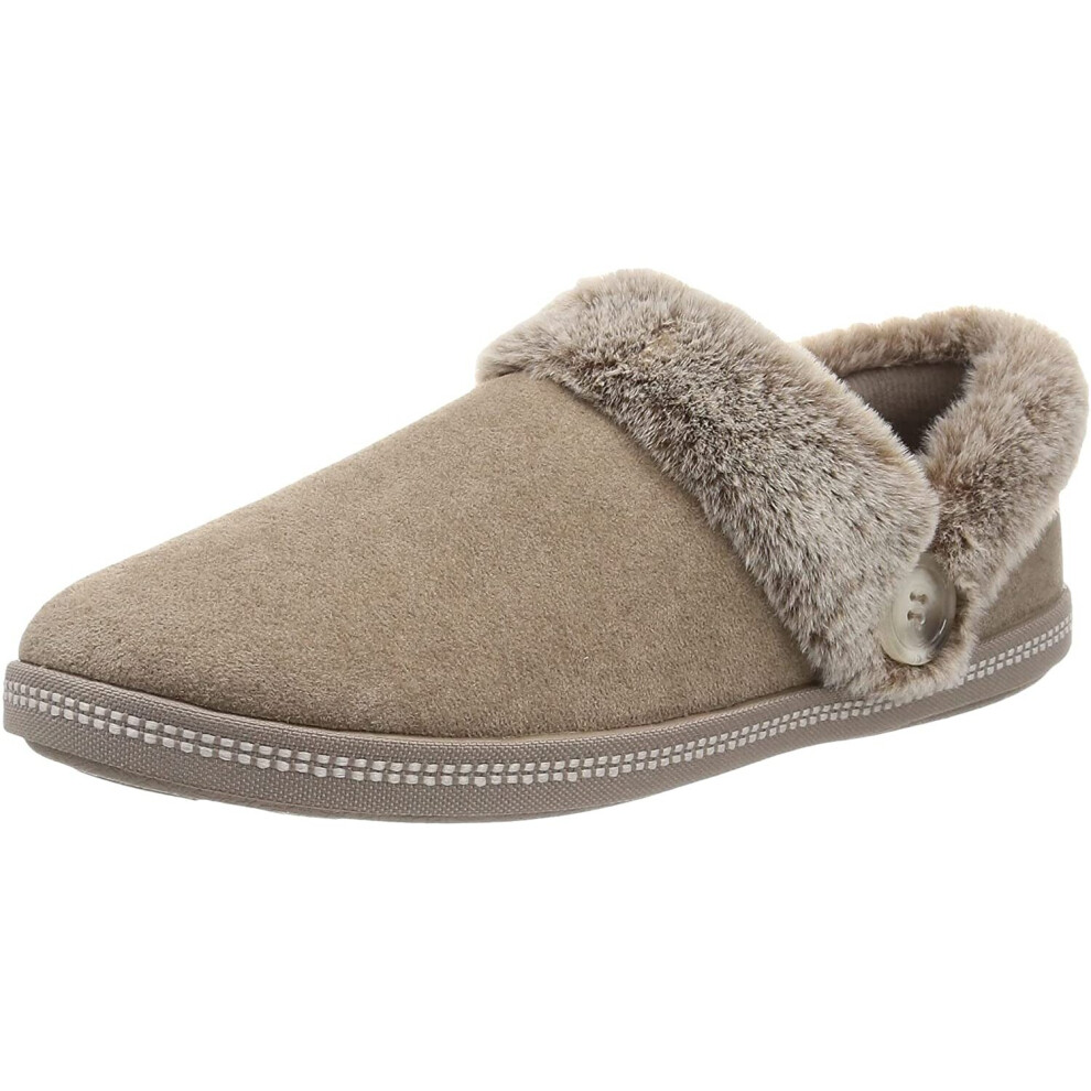 (8 UK, Dark Taupe) Skechers Womens/Ladies Cozy Campfire Fresh Toast Slippers