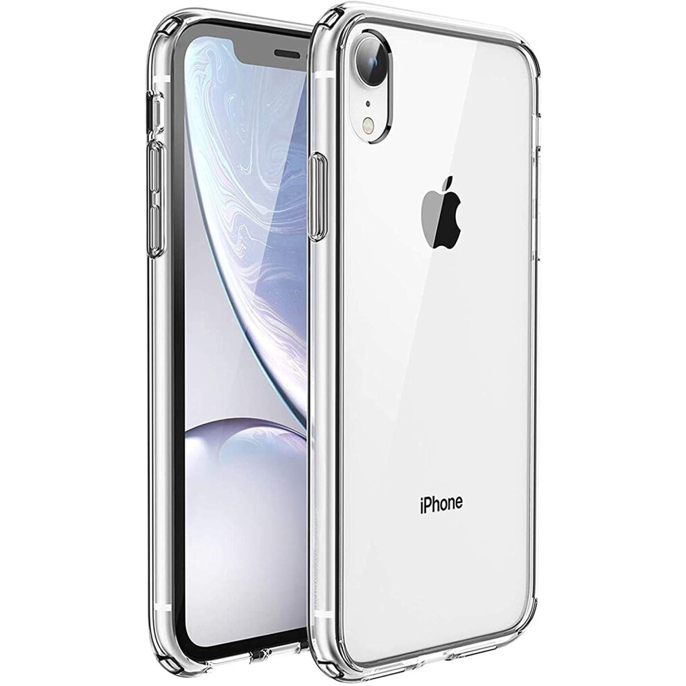 UNBREAKcable Case for iPhone XR 6.1 Inch - [Anti-Yellow & Anti-Scratch] Ultra Clear Shockproof Hard PC Back & Soft TPU Bumper Protective Cover for iPh