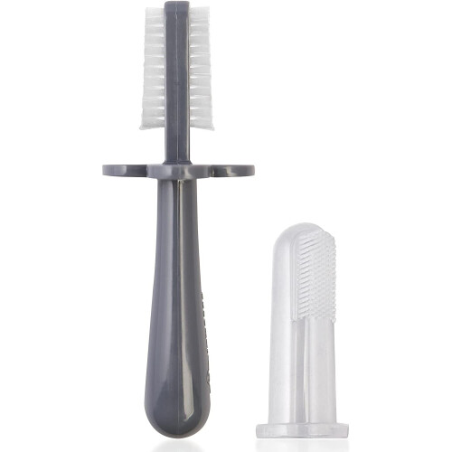 Grabease Double Sided Toothbrush, Grey