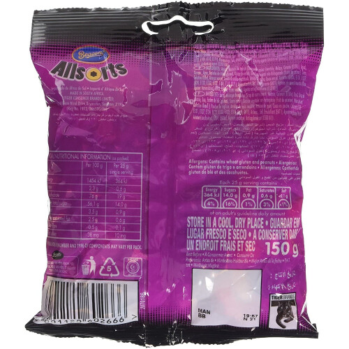 Beacon Liquorice Allsorts Mini 150g 1