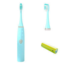 (Blue) Automatic Battery Operated Oral Care Adults Kids Ultrasonic Electric Toothbrush