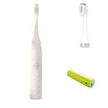 (White) Automatic Battery Operated Oral Care Adults Kids Ultrasonic Electric Toothbrush