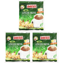 3 X Chinese Instant Honey Ginger drink, Ginger tea Gold Kili (20 Sachets)