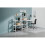 Office chair ABILDHOLT dark grey/chrome 9