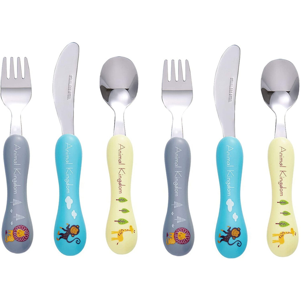 Bon Animal Kingdom 6-Piece Children's Cutlery Set