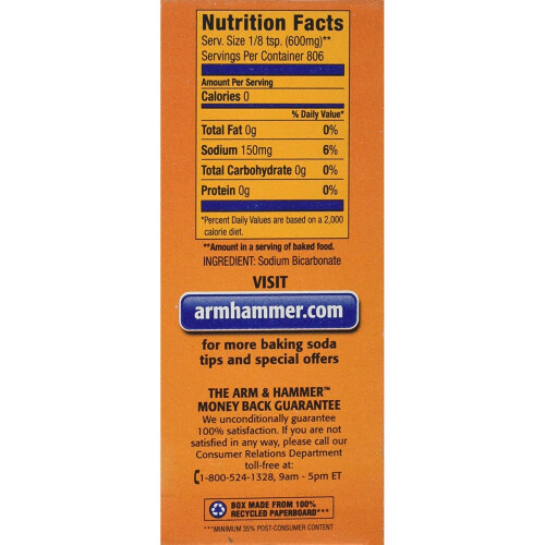 Arm & Hammer Baking Soda, 16 Oz 1
