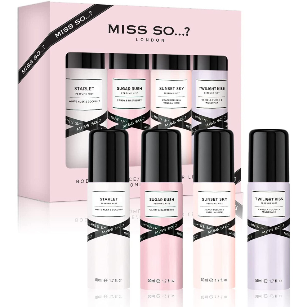 So.? Miss Mini Galore Perfume Mist Set 4X50Ml