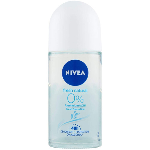 Nivea Roll On Fresh Natural Aluminium Deodorant, 50 ml