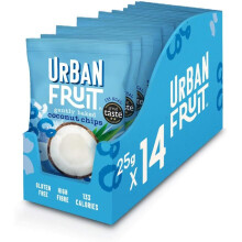 Urban Fruit Coconut Chips Straight Up 14 x 25g