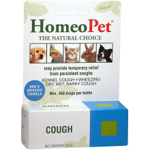 HomeoPet Cough Natural Cough Remedy for Small Animals, 15 ml