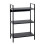 JYSK Shelving unit TISTRUP 3 shelves black 1