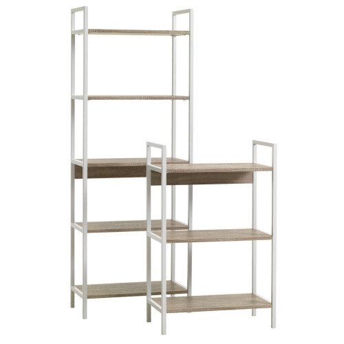 JYSK TISTRUP 3-Shelf Shelving Unit White/Oak - 3600962 1