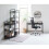 JYSK Shelving unit TISTRUP 3 shelves black 6