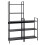 JYSK Shelving unit TISTRUP 3 shelves black 2