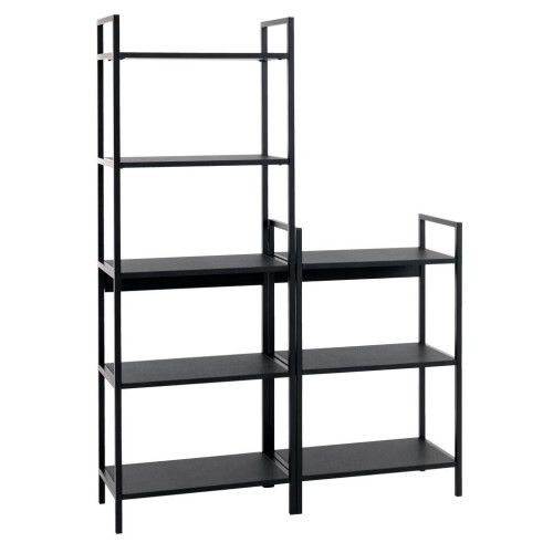 JYSK Shelving unit TISTRUP 3 shelves black 1