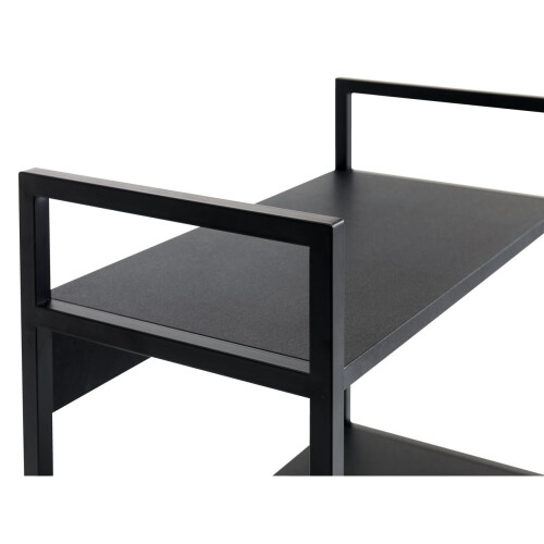JYSK Shelving unit TISTRUP 3 shelves black 2