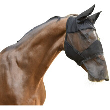 Kerbl Notch fly protection mask fino stretch blue tight fitting elastic