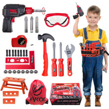 Vykor 35 Pieces Kids tool set,Tools Toys With Screwdriver Nuts And Wrenches,Christmas and Birthday Educational Toy Gift for For Children Ages 3+ Years