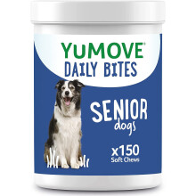 YuMOVE Daily Bites For Senior Dogs | High Strength Hip and Joint Supplement Designed for Older, Stiff Dogs, with Glucosamine, Chondroitin, Green Lippe