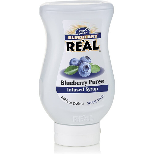 Real Blueberry Puree Infused Syrup, 1.17 cl