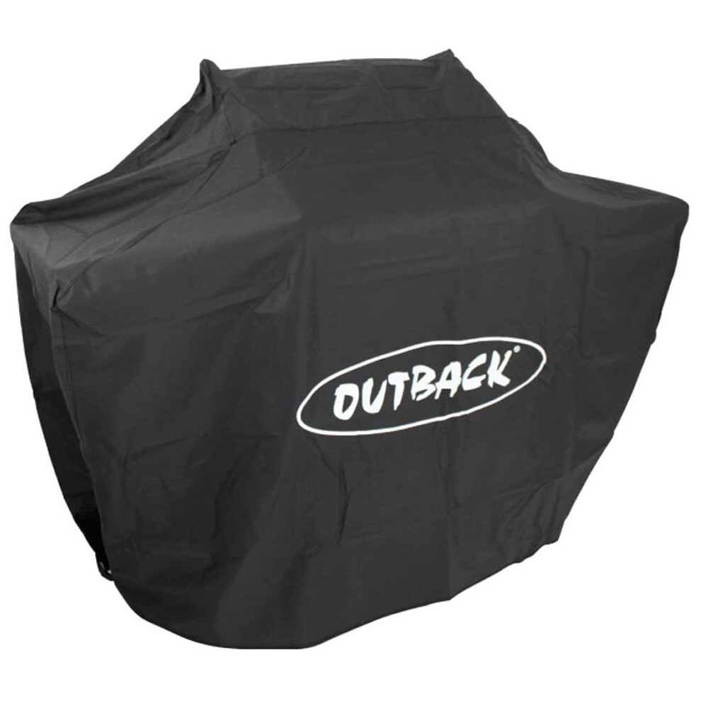 Outback Premium BBQ Cover To Fit Dual Fuel 2 Burner > Water resistant and breathable protective cover with high thread count - OUT370640