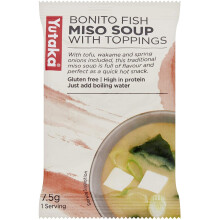 Yutaka Instant Miso Soup Bonito 7.5 g (Pack of 10)