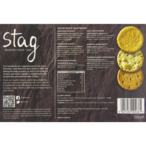 Stag Bakeries Savoury Biscuit Selection 200g 1