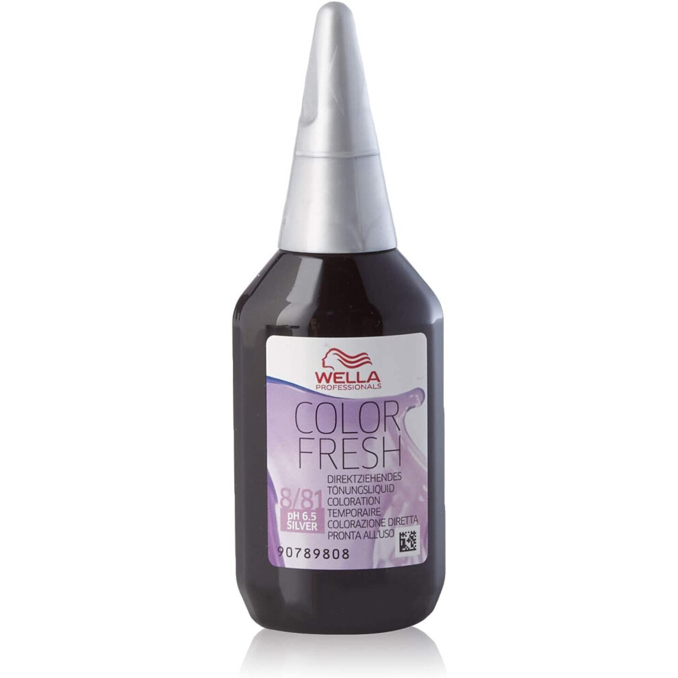 Wella Colour Fresh Semi-Permanent Hair Colour, No. 8/81 Light Blonde Perl-Asch, 0.098 Kg