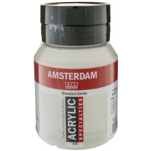 500ml - Specialities Amsterdam Metalic Acrylic Paint - Silver