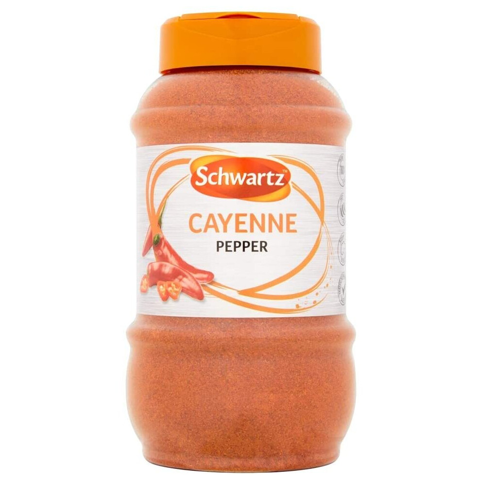 Schwartz Cayenne Pepper, Hot and Fiery Cayenne Chilli Powder for Chilli Con Carne, Curries and Marinade Sauce, Ideal for Taco Seasoning and Fajita Sea