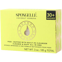 Spongellé Pedi-Buffer - Cleanse, Exfoliate & Polish Feet - Coconut Verbena