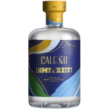 Caleño Light & Zesty Tropical Non-Alcoholic Spirit – Distilled with Inca Berry, Citrus & Spice botanicals, 50cl
