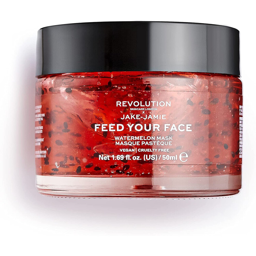 Revolution Beauty Limited Revolution Skincare London Skincare Jake Jamie Watermelon Hydrating Face Mask