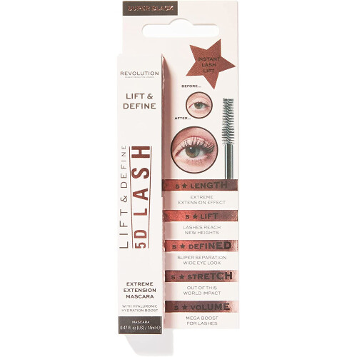 Makeup Revolution 5D Lash Mascara, Black 2