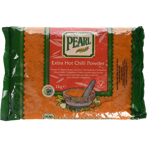 White Pearl Extra Hot Chilli Powder - 1kg