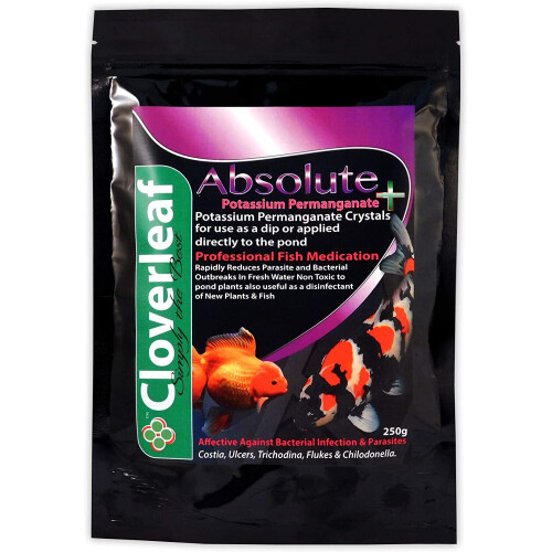 Cloverleaf PP250/6 Absolute + Potassium Permanganate Crystals 250g, Purple