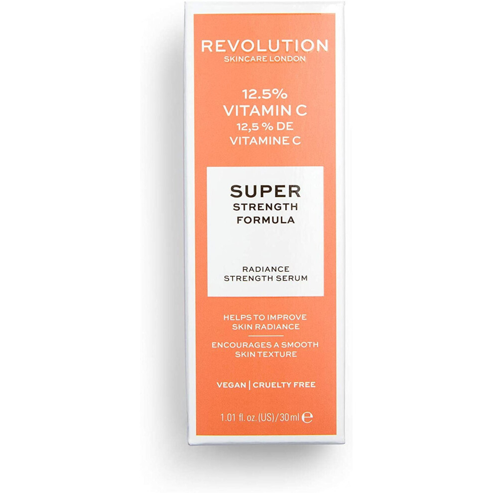 Revolution Skincare 12.5 Vitamin C Radiance Serum, Translucent, 1 Count