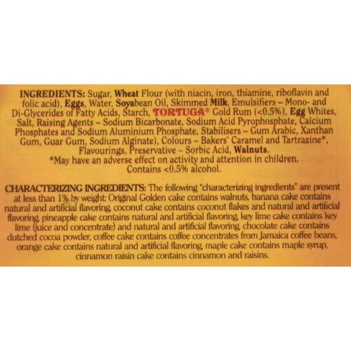 Tortuga Rum Cake Chocolate Flavour, 454g, 238048 2