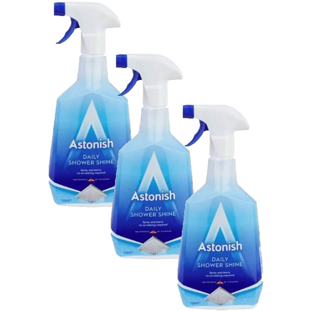 Astonish Daily Shower Shine, Triple Pack (3 x 750ml)