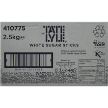 Tate & Lyle Sugars White Sugar Sticks (Pack of 1000)