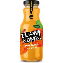 Flawsome! - Cold-Pressed Juice - No Added Sugar Pressed Orange Juice – 100% Natural Pure Juice with No Sweeteners – Craft Vegan Juice Not from Con