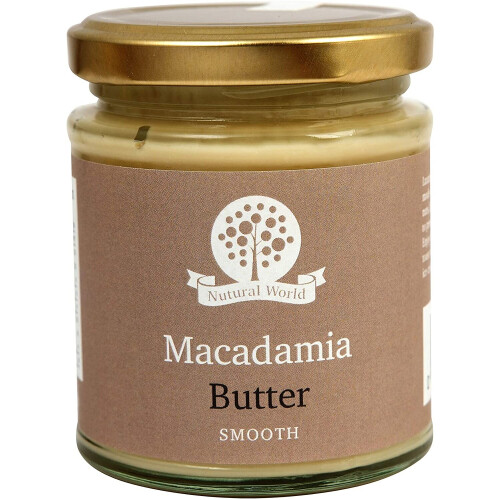 Nutural World - Smooth Macadamia Nut Butter (170g) / 100% pure single ingredient