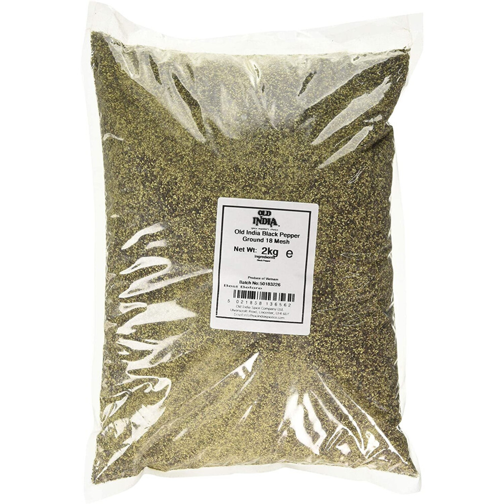 Old India Black Pepper Ground 18 Mesh 2kg